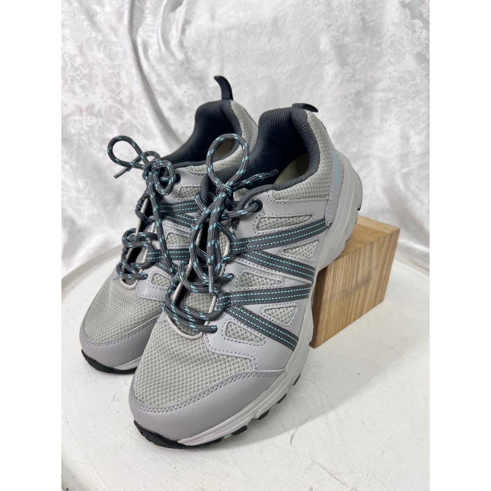 Avia Avi-Vertex Grey Teal Walking Shoes Sneakers Womens 8.5W A5261WSNV.W